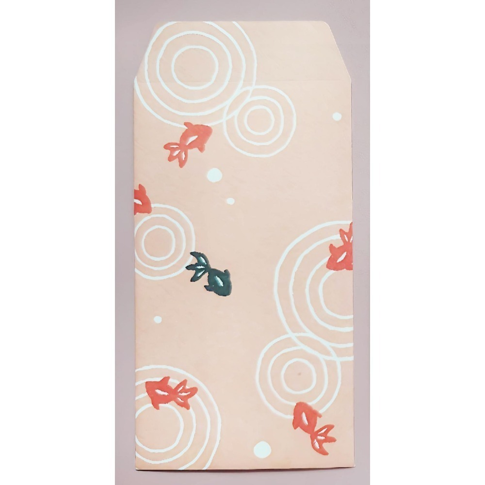 🐰兔子心 日本 amifa kyowa 紅包袋 小物袋 燙金 小信封 達摩 小豬撲滿 和菓子 鯛魚 新年 富士山-規格圖6