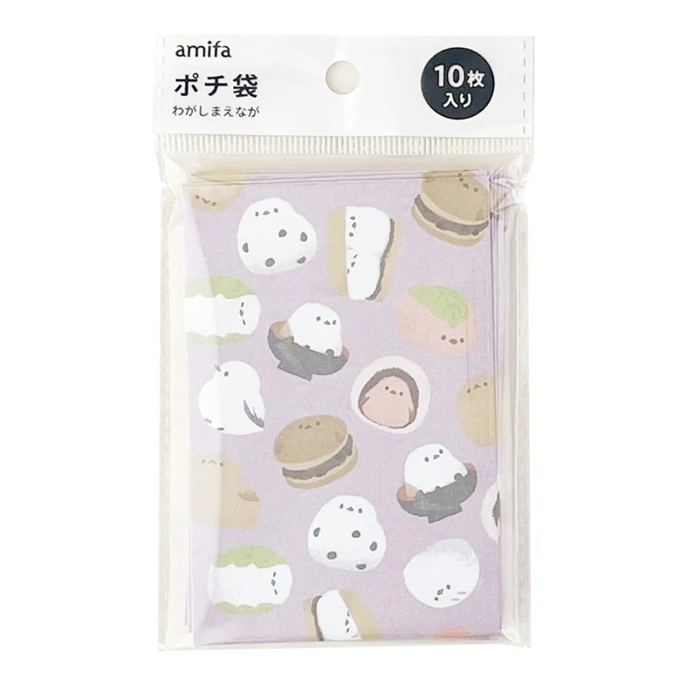 🐰兔子心 日本 amifa kyowa 紅包袋 小物袋 燙金 小信封 達摩 小豬撲滿 和菓子 鯛魚 新年 富士山-規格圖6