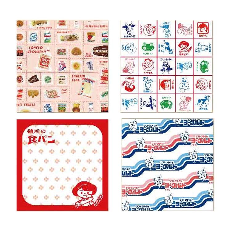 🐰兔子心 日本 超夯 地元麵包 地元パン 文具 便箋 mome 復古 貼紙 素材 便條紙 手帳拼貼 現貨-規格圖4