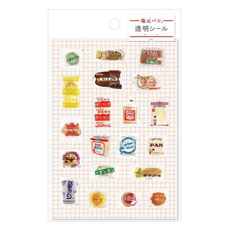 🐰兔子心 日本 超夯 地元麵包 地元パン 文具 便箋 mome 復古 貼紙 素材 便條紙 手帳拼貼 現貨-規格圖4