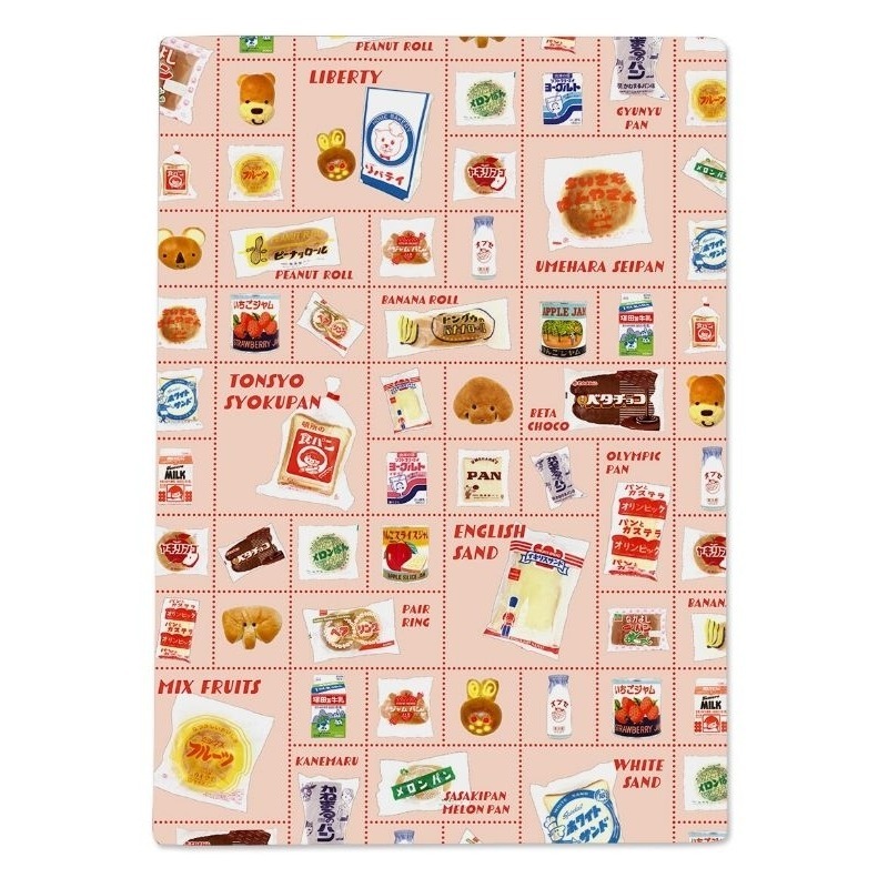 🐰兔子心 日本 超夯 地元麵包 地元パン 文具 便箋 mome 復古 貼紙 素材 便條紙 手帳拼貼 現貨-規格圖4