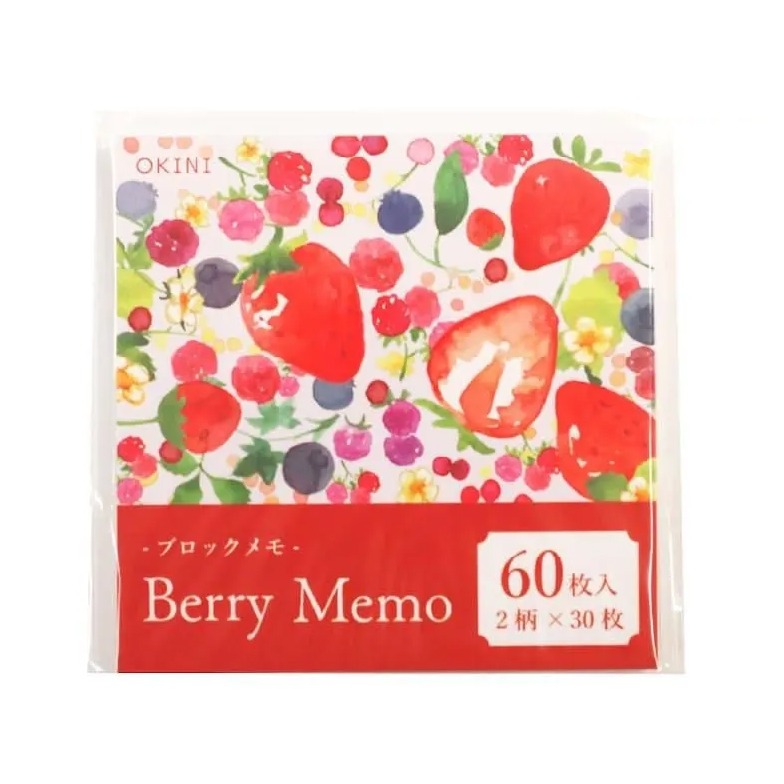 🐰兔子心 日本 OKINI 付箋 memo 莓果 藍莓 甜點 草莓 水果 蛋糕 手帳 筆記 便條紙-規格圖3
