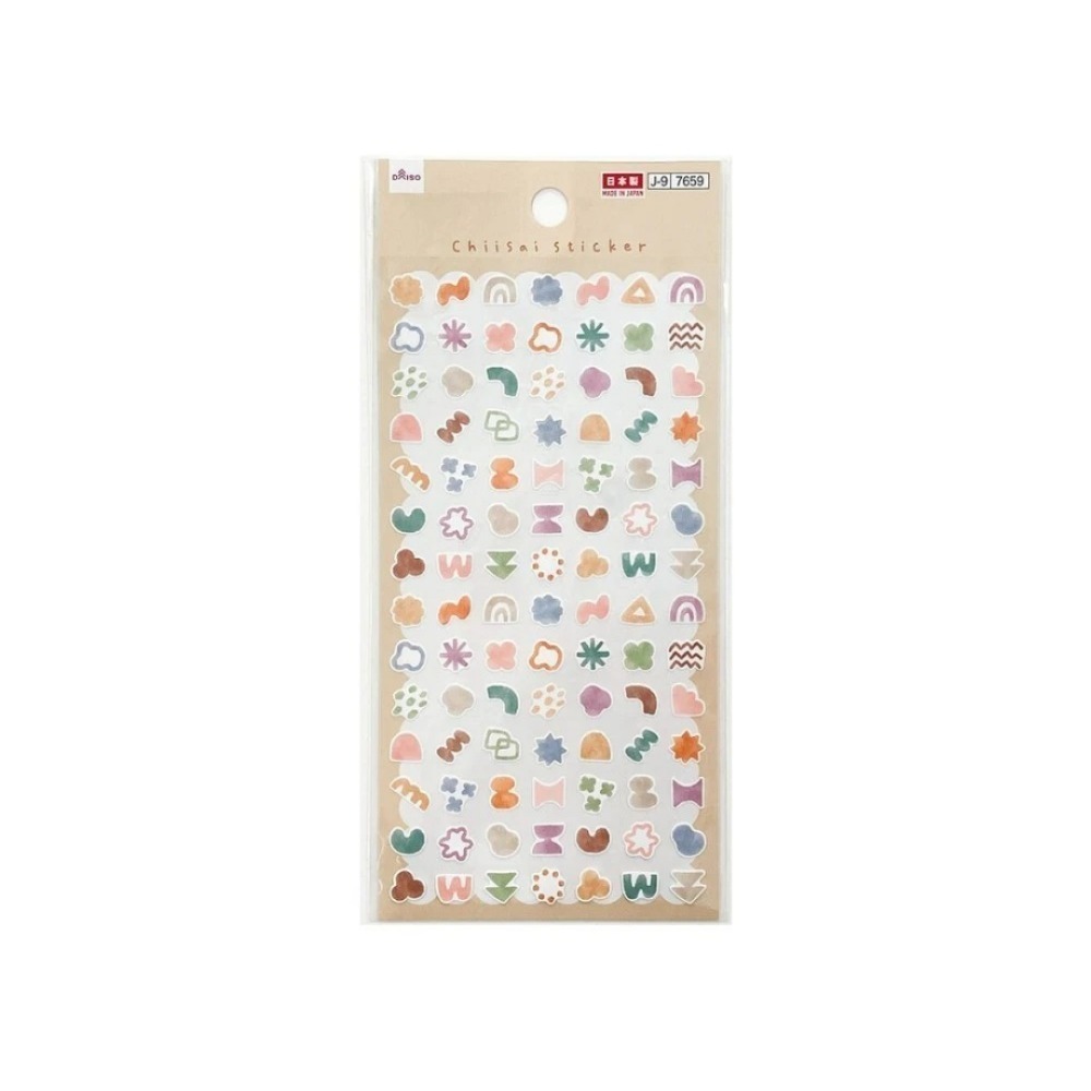 🐰兔子心 日本大創 DAISO 手帳貼紙 icon 麵包 喫茶 符號 表情 女孩 盆栽 烹飪 咖啡 甜點 迷你貼紙-規格圖2