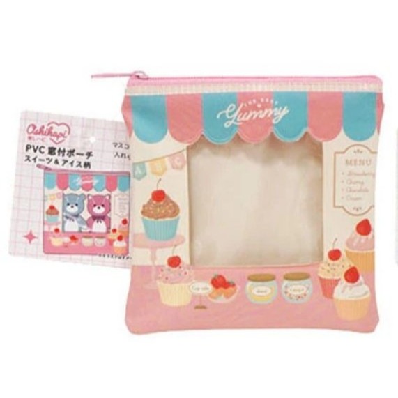 🐰兔子心 日本進口 超可愛 窗戶 娃娃 甜點 冰淇淋 書店 花店 收納包 痛包 娃包 推し活 偶像 小卡-規格圖2