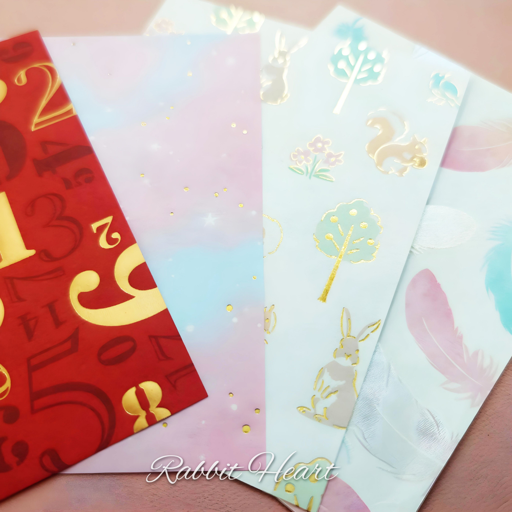 多款🐰兔子心 日本色紙 大創 DAISO 圖樣 碎花 古典 韓國風 羽毛 天空 星空 復古 特殊印刷 素材紙 手作-細節圖10