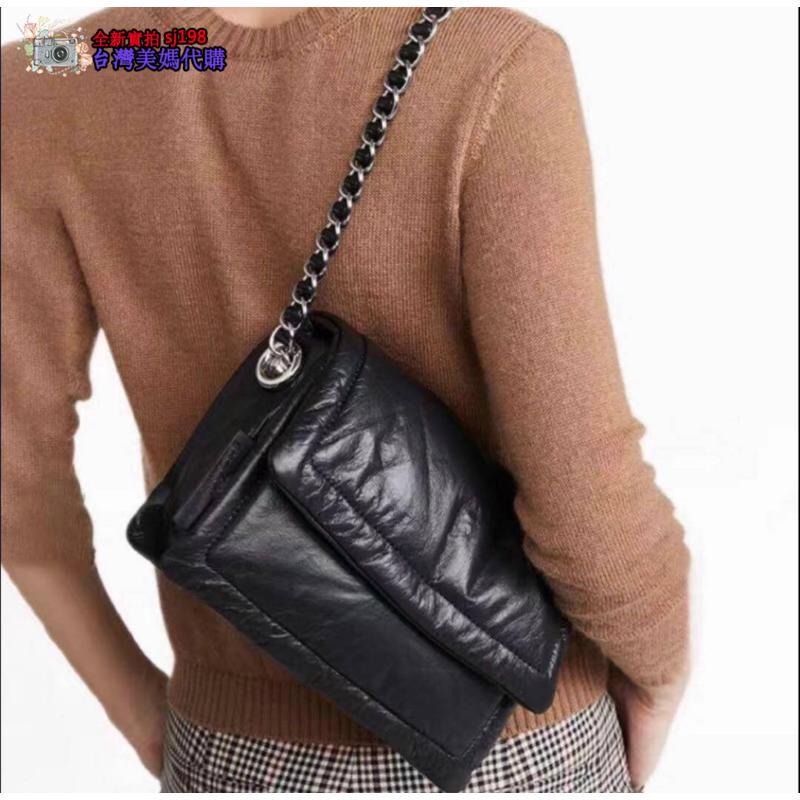 台灣美媽代購 mj包包 側背包 斜挎包 mj相機包 郵差包 鏈條包 斜背包 枕頭包 時尚真皮單肩包 手提包 鎖頭包-細節圖9