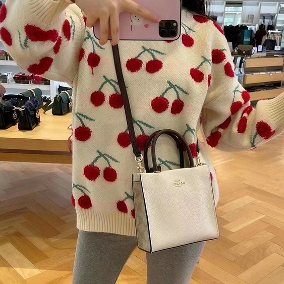 台灣美媽代購 COACH 蔻馳 包包 琴譜包 cally小方包 斜背包 手拿包 手提包 側背包 單肩包 斜挎包 时尚百搭-細節圖4