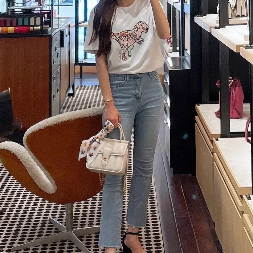 台灣美媽代購 COACH 蔻馳 包包 翻蓋單肩包 側背包 手提包 郵差包 風琴包 馬卡龍配色包包 時尚百搭氣質輕奢款-細節圖7