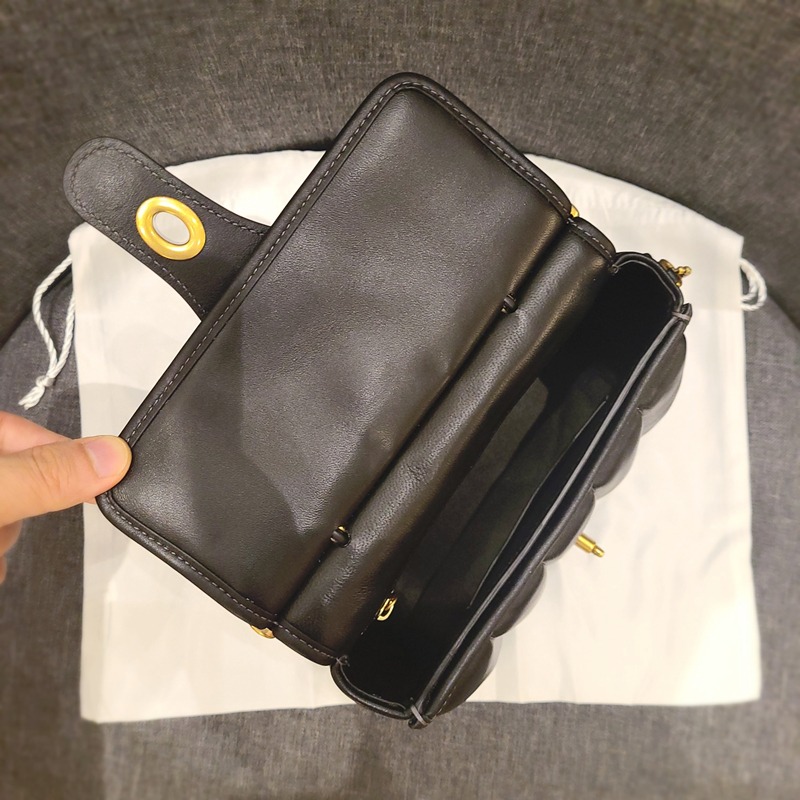 台灣美媽代購 COACH 蔻馳 包包 翻蓋單肩包 側背包 手提包 郵差包 風琴包 馬卡龍配色包包 時尚百搭氣質輕奢款-細節圖10