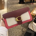 台灣美媽代購 COACH 蔻馳 包包 經典logo翻蓋斜挎包 酒神包 單肩包 斜挎包  腋下包 手提包 時尚拼色信封包-規格圖10