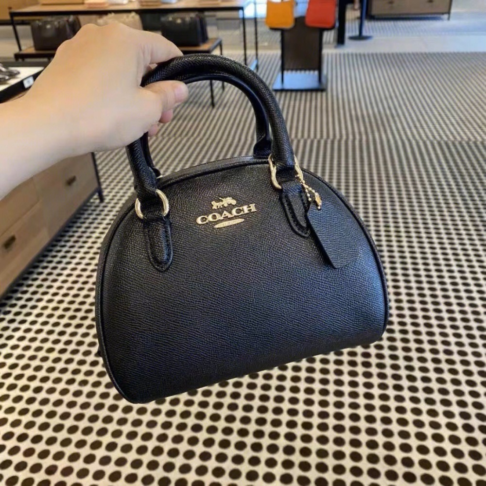 台灣美媽代購 COACH 蔻馳 包包 斜挎包 手提包 貝殼包 枕頭包 半月包 斜挎手提包 時尚百搭簡約款單肩斜挎包-細節圖8