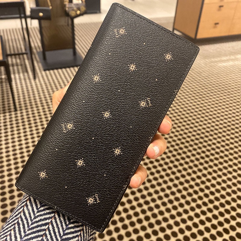 台灣美媽代購 COACH 蔻馳 包包 長夾 短夾 皮夾 中夾 短夾 錢包 拉鏈夾 對折錢夾卡夾 信用卡夾 時尚簡約長夾-細節圖5