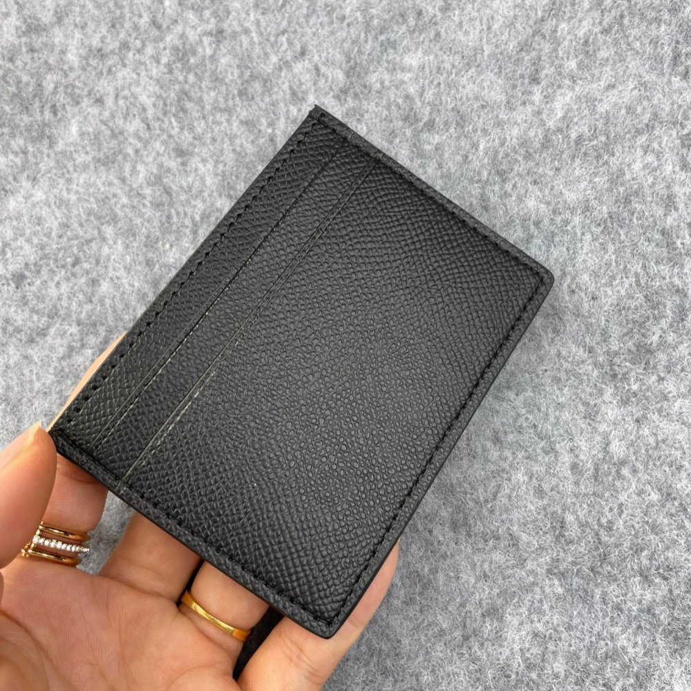 台灣美媽代購 COACH 蔻馳 卡夾 經典logo防刮皮卡夾 證件夾 零錢袋 卡包 素面 匙环卡包 零钱包 信用卡夾-細節圖9