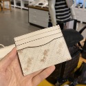 台灣美媽代購 COACH 蔻馳 卡夾 經典logo防刮皮卡夾 證件夾 零錢袋 卡包 素面 匙环卡包 零钱包 信用卡夾-規格圖11