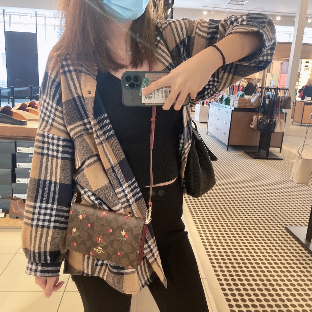 台灣美媽代購 COACH 蔻馳 包包 單肩包 斜挎包 斜背包 手提包 信封包 woc女包 馬鞍包 小方包 時尚簡約百搭款-細節圖5