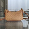 台灣美媽代購 COACH 蔻馳 包包  側背包 單肩包 斜挎包 斜背包 手提包 腋下包 麻將包 半月包 時尚簡約百搭單肩-規格圖11