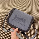 台灣美媽代購 COACH 蔻馳 包包 單肩包 斜挎包 斜背包 手提包 馬鞍包 經典馬車logo翻蓋斜挎馬鞍包 時尚百搭-規格圖11