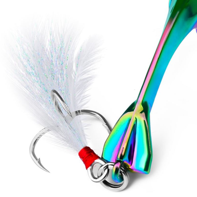 《懶人雜貨舖》弦月旋轉亮片 複合式旋轉亮片 路亞餌 顫泳 vib 遠投vib  翹嘴 鱸魚 路亞假餌-細節圖10