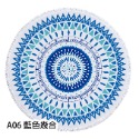 《懶人雜貨舖》超細纖維毛巾布 圓形沙灘巾 披巾 野餐墊 海灘巾 沙灘墊 海灘墊 地墊-規格圖6
