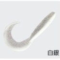 《懶人雜貨舖》蝦味 雙色螺紋 捲尾路亞餌 軟蟲 捲尾曲 卷尾軟蟲 雙色捲尾軟餌 15 只裝 2.8g 7cm-規格圖7
