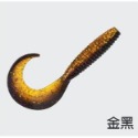 《懶人雜貨舖》蝦味 雙色螺紋 捲尾路亞餌 軟蟲 捲尾曲 卷尾軟蟲 雙色捲尾軟餌 15 只裝 2.8g 7cm-規格圖7
