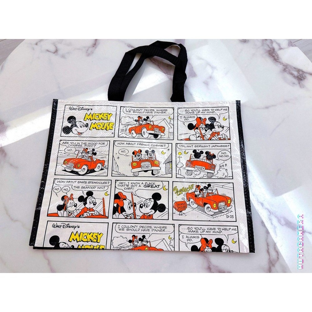 日本代購🇯🇵迪士尼 漫畫米奇款環保多功能購物袋（黑邊）-細節圖2