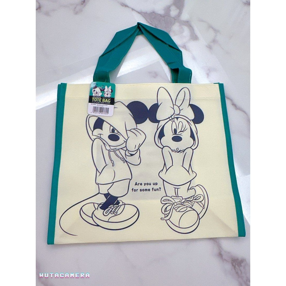日本代購🇯🇵迪士尼 環保多功能購物袋（綠邊）-細節圖3