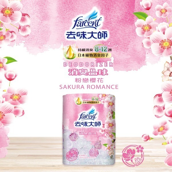 去味大師消臭晶球舒爽薰衣草 | 潔淨亞麻 | 粉戀櫻花350ml-細節圖2