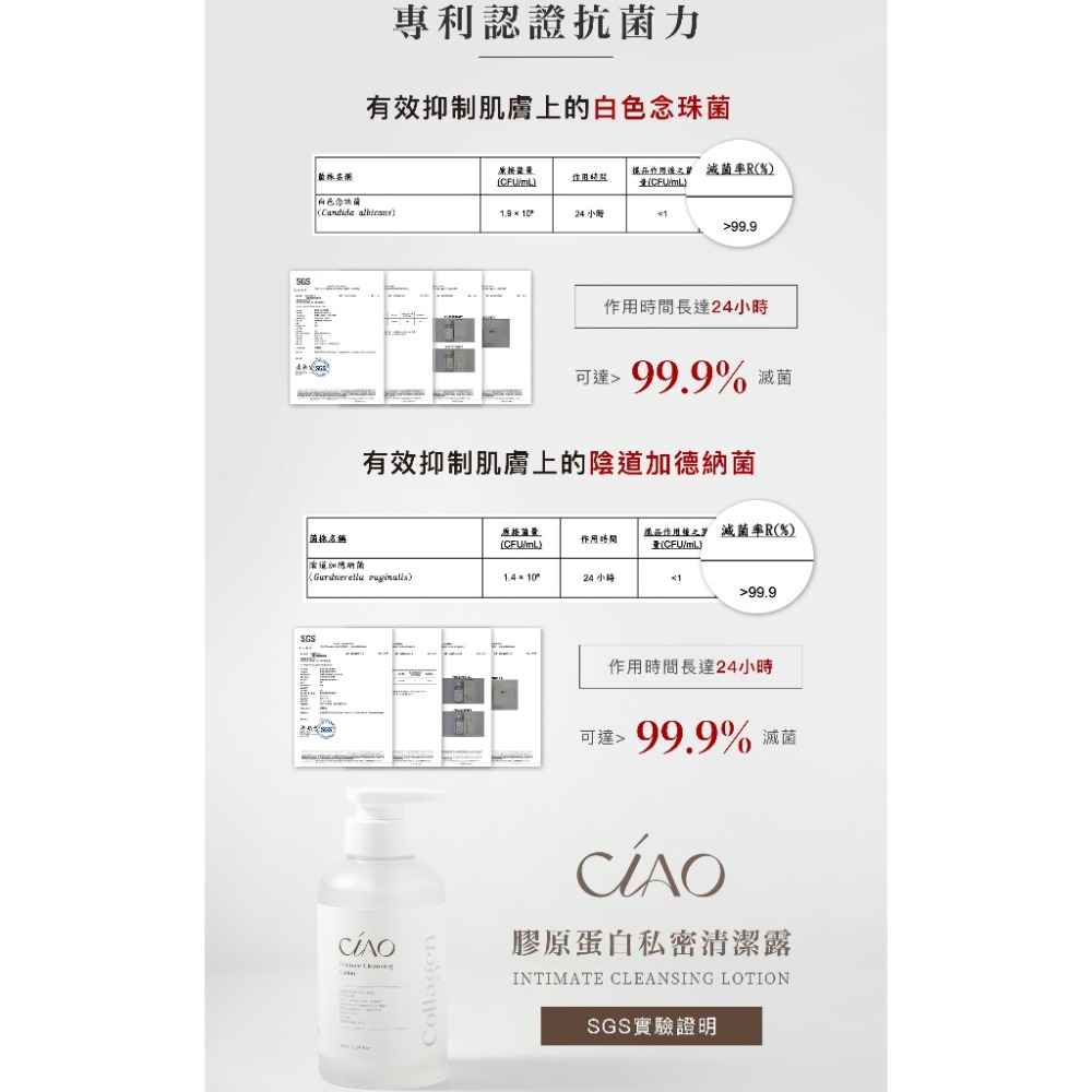 CIAO 日喬恩 膠原蛋白 沐浴乳 抗菌 | 美白 | 保濕 配方 500ML-細節圖8