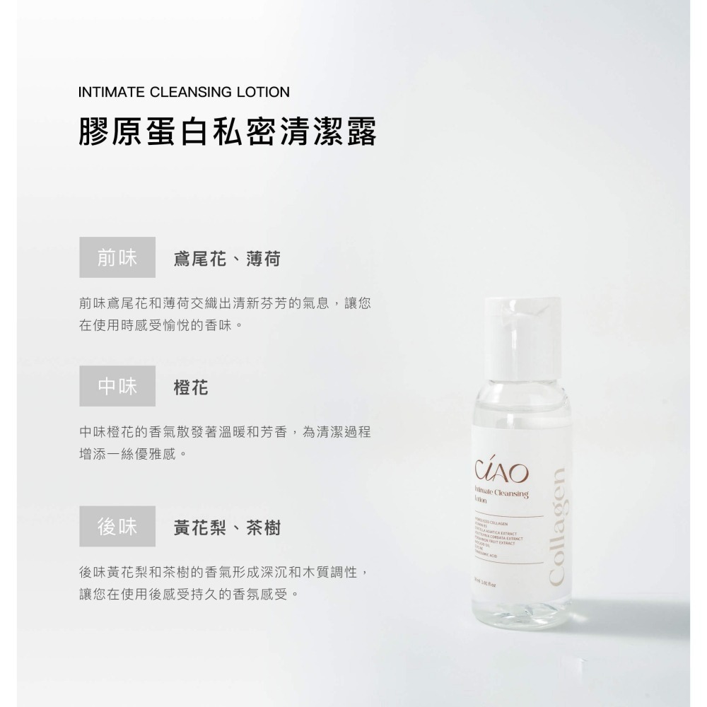 膠原蛋白 洗髮 沐浴 私密清潔 足部清潔｜旅行組 隨身瓶系列-細節圖8