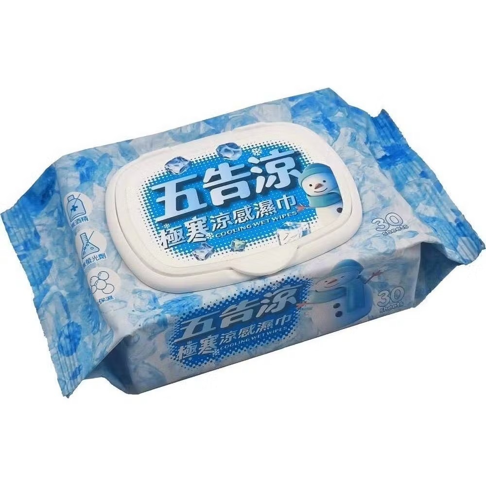 奈森克林五告涼極寒涼感掀蓋濕巾 30抽-細節圖5