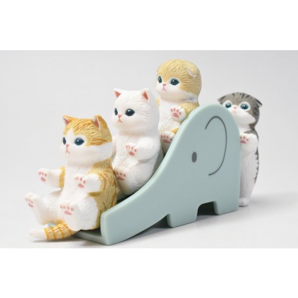 蛋蛋的優商 ￼現貨一套480$ 貓福珊迪溜滑梯喵   KITAN  扭蛋   轉蛋-細節圖2