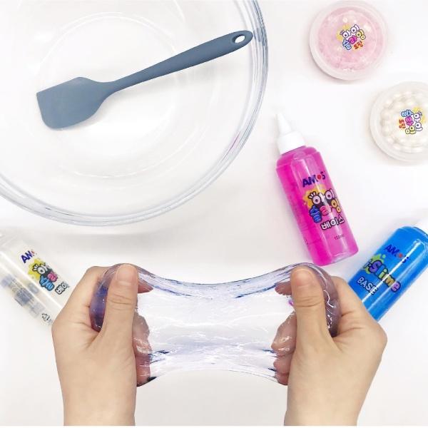 【韓國AMOS】 創意史萊姆黃白珠款-台灣代理公司貨 特殊史萊姆 韓國史萊姆 材料包  ‖呆豆省省購 現貨‖-細節圖8