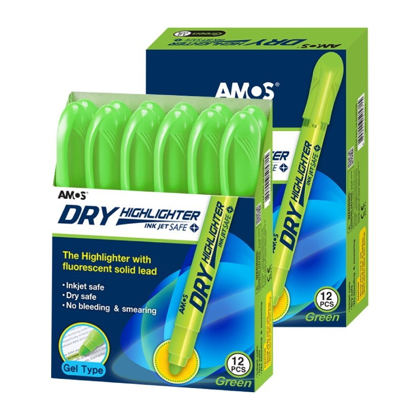 韓國AMOS 果凍螢光筆-基本色-細節圖6