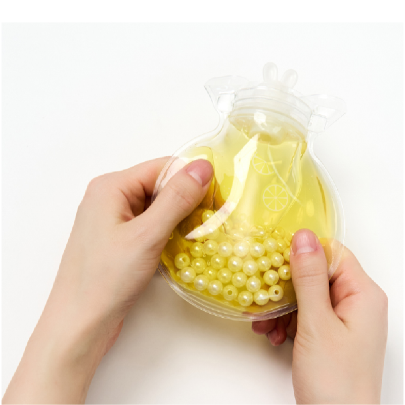 韓國AMOS 史萊姆造型捏捏球-鳳梨黃-細節圖6