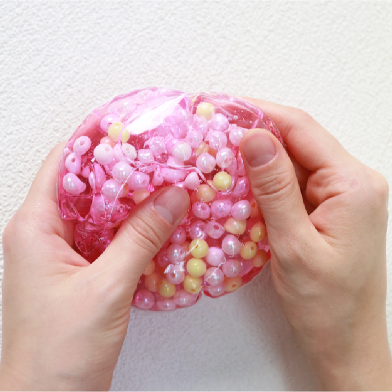 韓國AMOS 史萊姆創意捏捏球-小粉晶-細節圖9