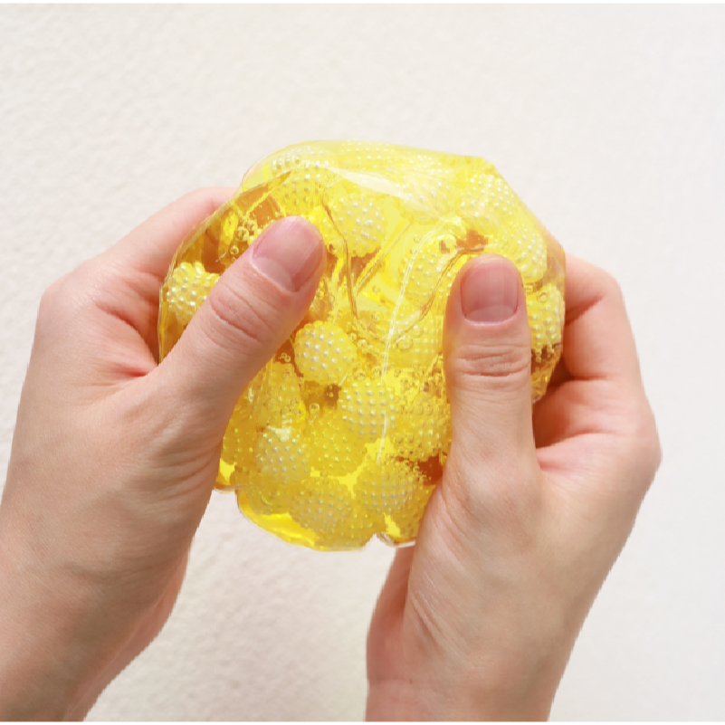 韓國AMOS 史萊姆創意捏捏球-小黃晶-細節圖9
