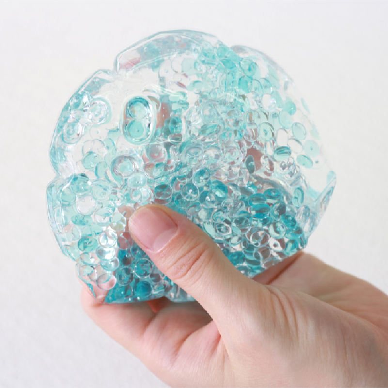 韓國AMOS 史萊姆創意捏捏球-水藍晶-細節圖9