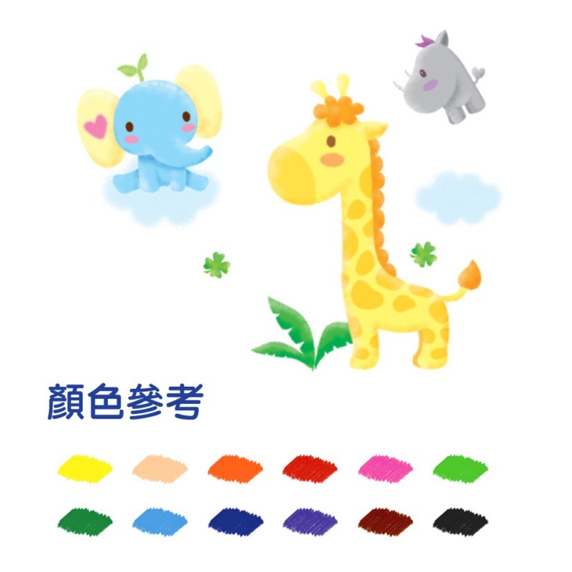 韓國AMOS 12色旋轉蠟筆-細節圖5