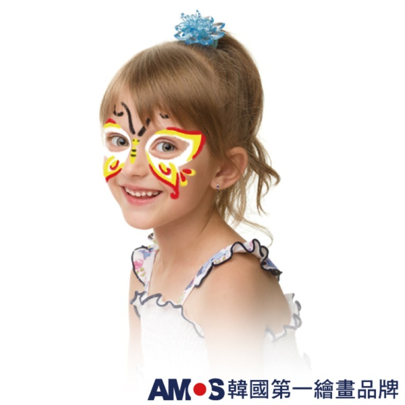 韓國AMOS 6色人體彩繪棒-塑膠盒-細節圖7