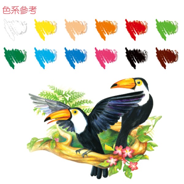 韓國AMOS 12色粗款神奇水蠟筆-細節圖3