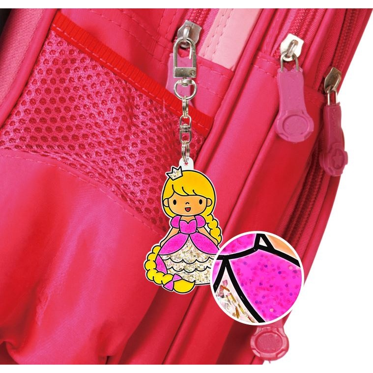 韓國AMOS 7色10.5ML可愛公主玻璃彩繪創意組合(玻璃貼+模型版)-細節圖6