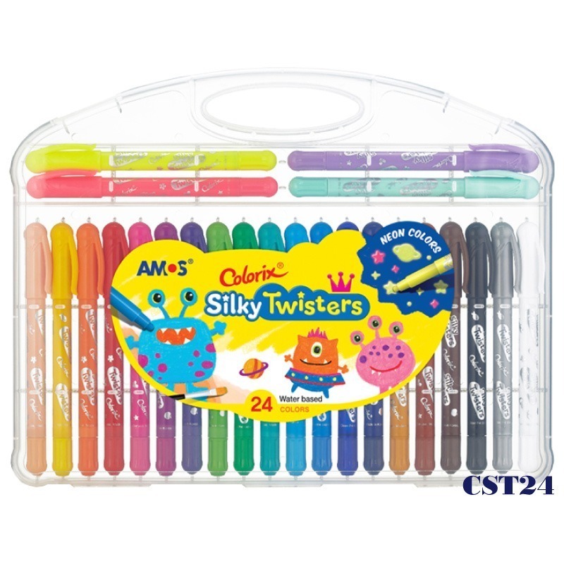 24色細款神奇水蠟筆