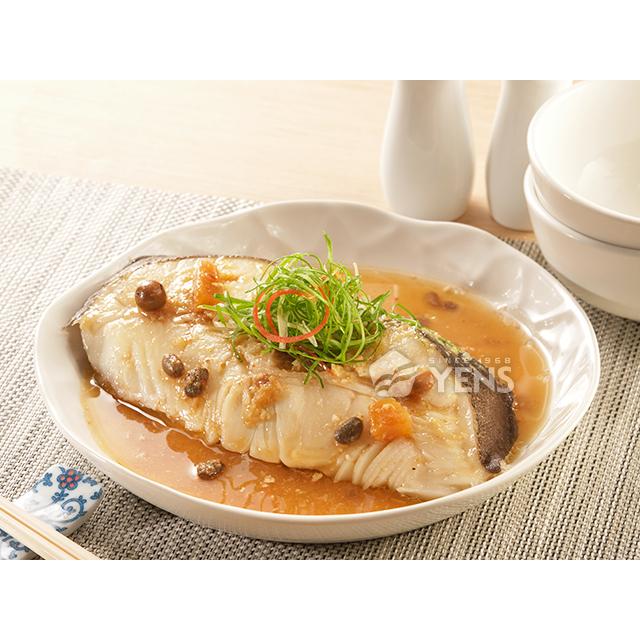 【現鮮水產】大比目魚特調(鳳梨破布子) 特調破布子鳳梨扁鱈(380g±35g/包)-細節圖3