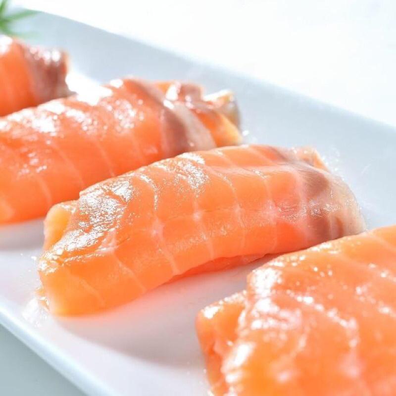 【現鮮水產】煙燻鮭魚片｜1000克/包｜業務大包裝(不限品牌)｜家庭料理｜生菜沙拉｜日式料理｜快速料理｜簡單出好菜-細節圖2