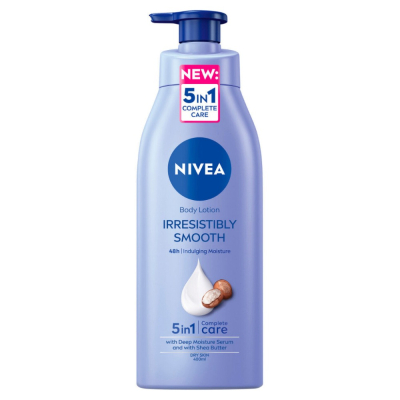 【NIVEA 妮維雅】絲滑瑩亮保濕乳液-乾性肌膚用(400ml)【0043】