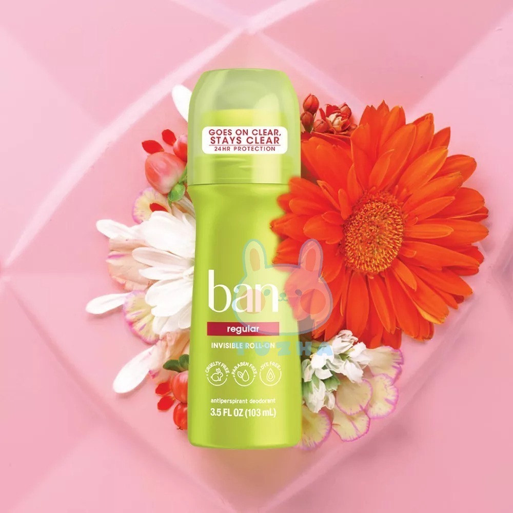 【ban 盼】止汗除臭體香劑-原始花香/紅色(3.5oz/103ml)【1623】-細節圖2