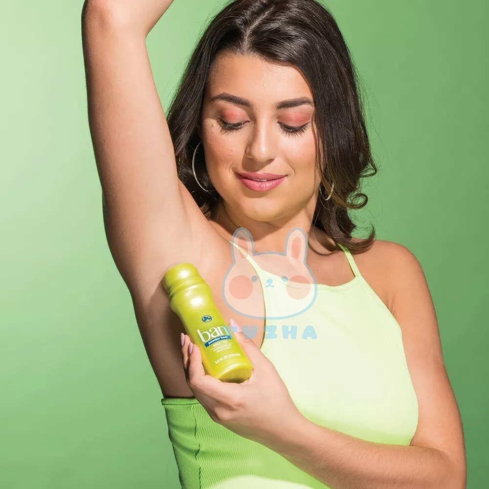 【ban 盼】止汗除臭體香劑-爽身粉香/藍色(3.5oz/103ml)【1624】-細節圖3