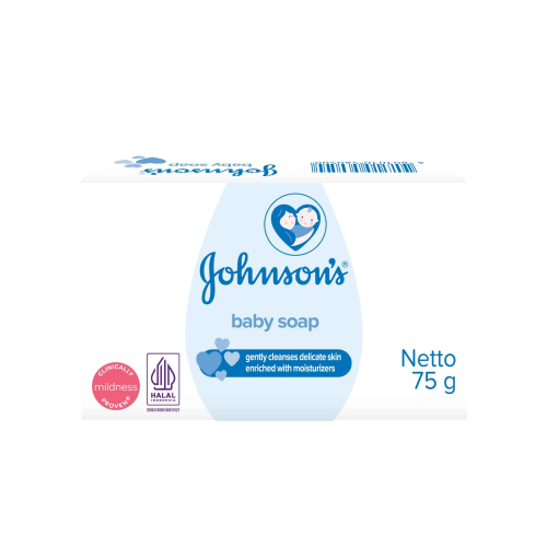 【Johnson s 嬌生】嬰兒潤膚香皂-原味(75g)【1225】