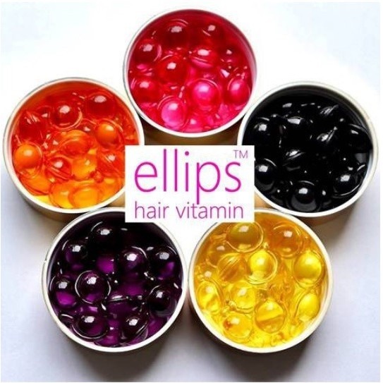 【ellips】維他命膠囊護髮油-荷荷芭油/桃紅(50顆)【7242】-細節圖2